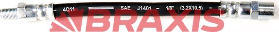 Braxis AH0334 - Тормозной шланг autosila-amz.com
