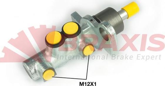 Braxis AJ0005 - Главный тормозной цилиндр autosila-amz.com