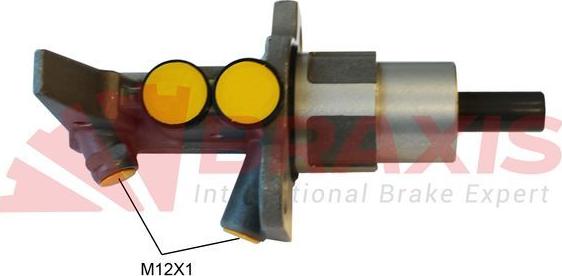 Braxis AJ0180 - Главный тормозной цилиндр autosila-amz.com