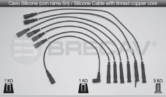 Brecav 04.518 - Комплект проводов зажигания autosila-amz.com