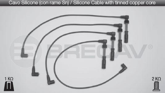 Brecav 02.521 - Комплект проводов зажигания autosila-amz.com