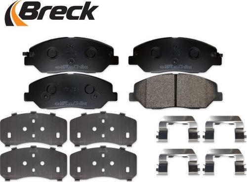 Breck 24351 00 701 00 - Тормозные колодки, дисковые, комплект autosila-amz.com