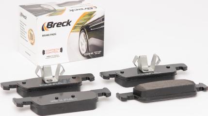 Breck 25702 00 702 00 - Тормозные колодки, дисковые, комплект autosila-amz.com