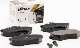 Breck 21945 10 701 00 - Комплект тормозных колодок передн , AUDI A4 B5, A4 B6, A4 B7 SEAT EXEO, EXEO ST VW PASSAT B5 1.6-3.2 autosila-amz.com