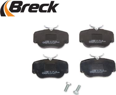 Breck 21055 00 701 00 - Дисковые тормозные колодки, комплект autosila-amz.com