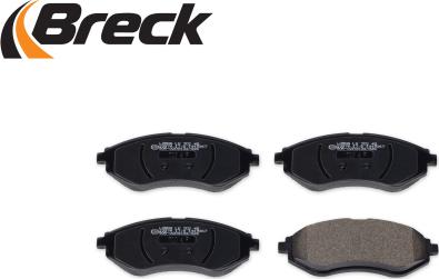 Breck 23974 00 702 00 - Комплект тормозных колодок, дисковый тормоз autosila-amz.com