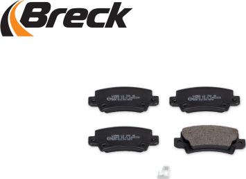 Breck 23816 00 704 10 - Тормозные колодки, дисковые, комплект autosila-amz.com