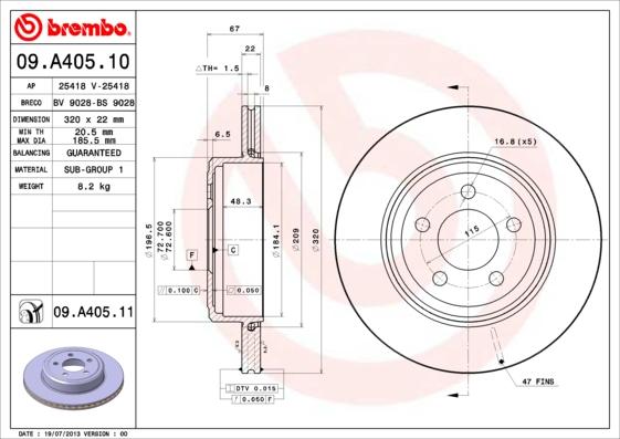 Breco BS 9028 - Тормозной диск autosila-amz.com