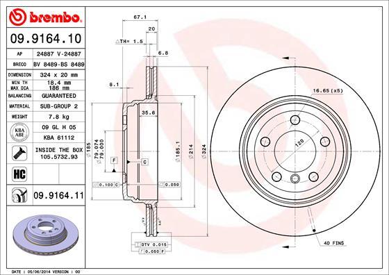 Breco BS 8489 - Тормозной диск autosila-amz.com