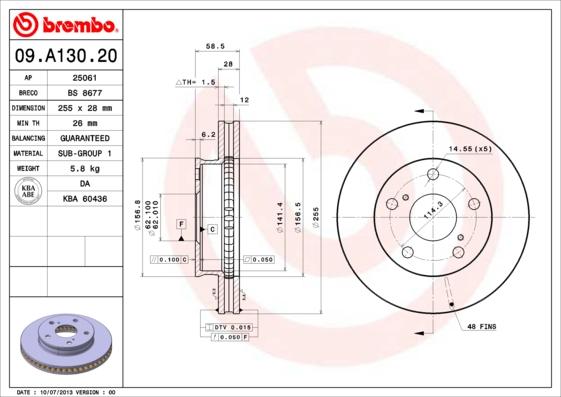 Breco BS 8677 - Тормозной диск autosila-amz.com