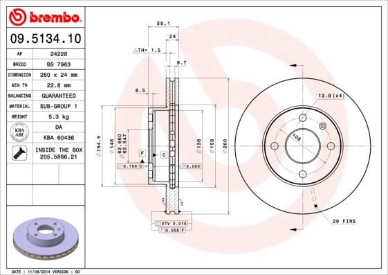 Breco BS 7963 - Тормозной диск autosila-amz.com