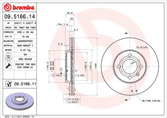 Breco BS 7967 - Тормозной диск autosila-amz.com