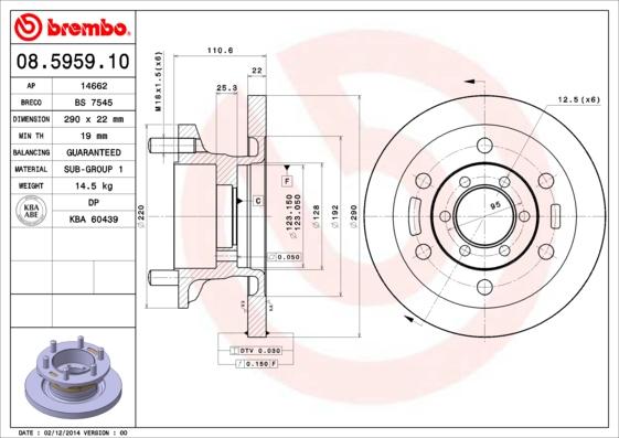 Breco BS 7545 - Тормозной диск autosila-amz.com