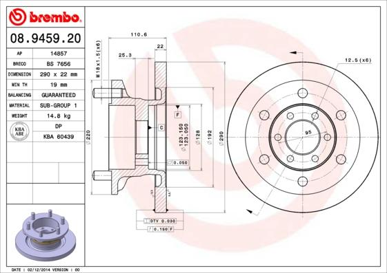 Breco BS 7656 - Тормозной диск autosila-amz.com