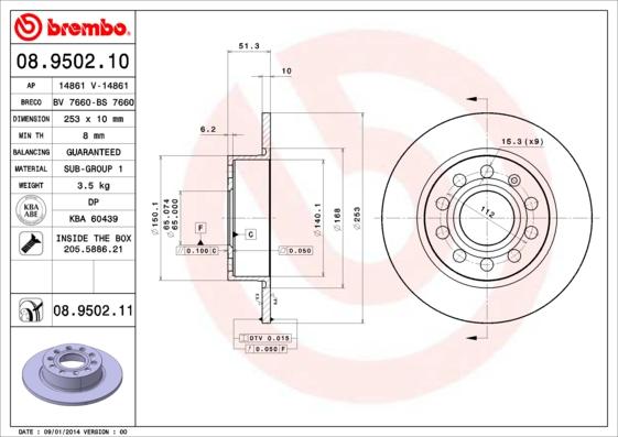 Breco BS 7660 - Тормозной диск autosila-amz.com