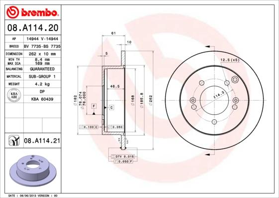 Breco BS 7735 - Тормозной диск autosila-amz.com