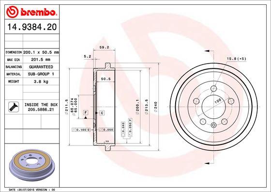 Breco BT 1156 - Тормозной барабан autosila-amz.com