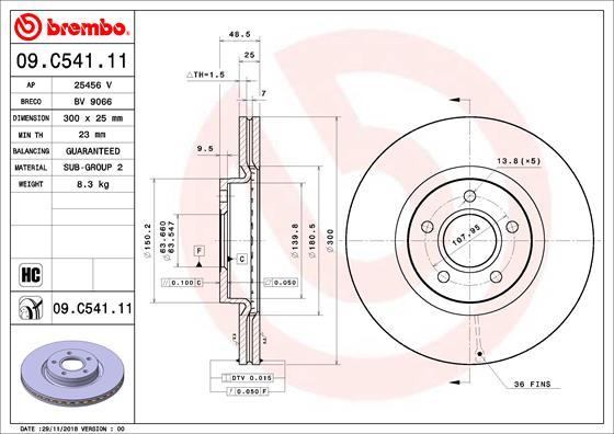 Breco BV 9066 - Тормозной диск autosila-amz.com