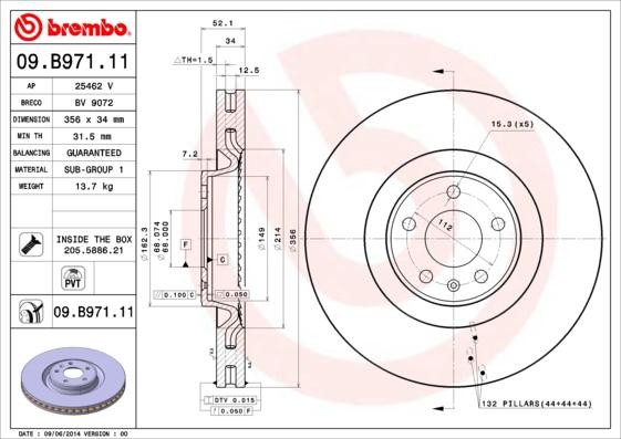 Breco BV 9072 - Тормозной диск autosila-amz.com