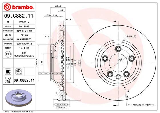 Breco BV 9195 - Тормозной диск autosila-amz.com