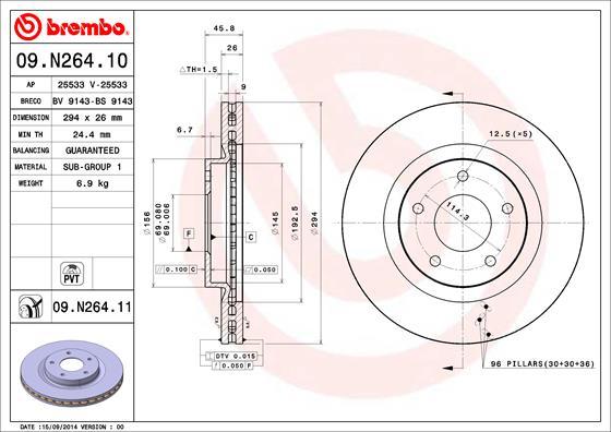 Breco BV 9143 - Тормозной диск autosila-amz.com