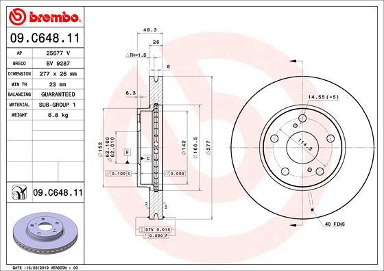 Breco BV 9287 - Тормозной диск autosila-amz.com