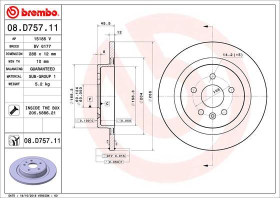 Breco BV 6177 - Тормозной диск autosila-amz.com