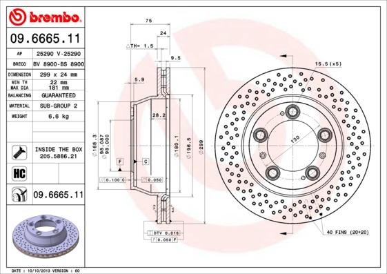 Breco BV 8900 - Тормозной диск autosila-amz.com
