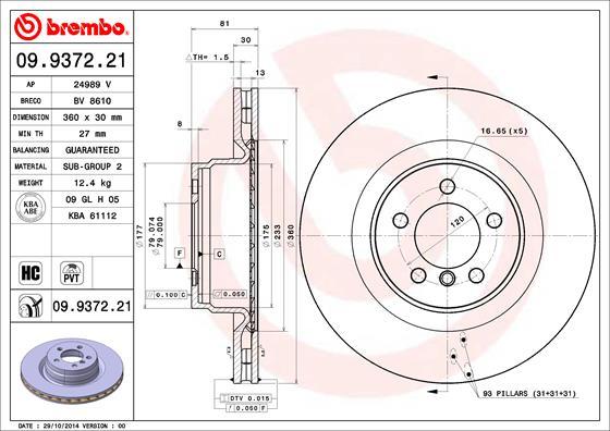 Breco BV 8610 - Тормозной диск autosila-amz.com