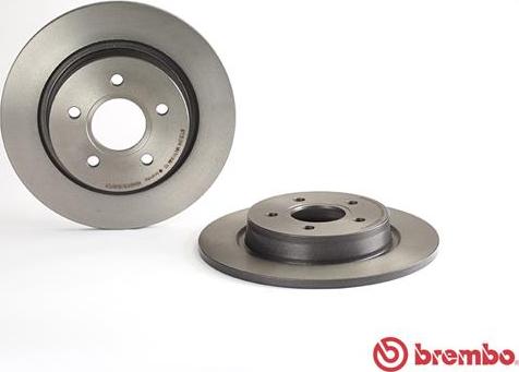 Breco BV 7680 - Тормозной диск autosila-amz.com