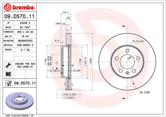 Breco BV 7847 - Тормозной диск autosila-amz.com