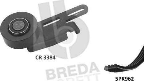 Breda Lorett KCA0011 - Поликлиновый ременный комплект autosila-amz.com