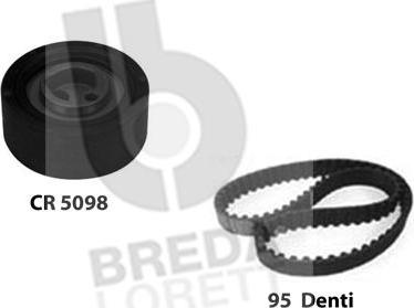 Breda Lorett KCD0550 - Комплект зубчатого ремня ГРМ autosila-amz.com