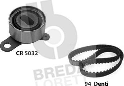 Breda Lorett KCD0655 - Комплект зубчатого ремня ГРМ autosila-amz.com