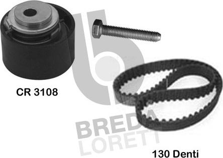 Breda Lorett KCD0650 - Комплект зубчатого ремня ГРМ autosila-amz.com
