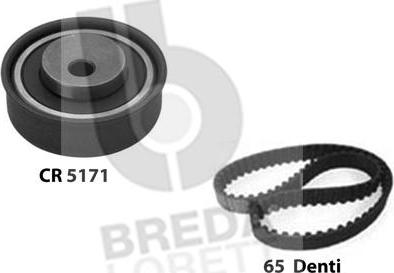 Breda Lorett KCD0657 - Комплект зубчатого ремня ГРМ autosila-amz.com