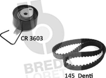 Breda Lorett KCD0632 - Комплект зубчатого ремня ГРМ autosila-amz.com