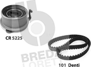 Breda Lorett KCD0622 - Комплект зубчатого ремня ГРМ autosila-amz.com