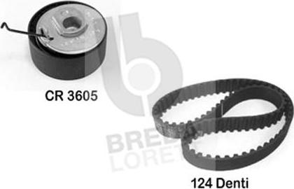 Breda Lorett KCD0053 - Комплект зубчатого ремня ГРМ autosila-amz.com
