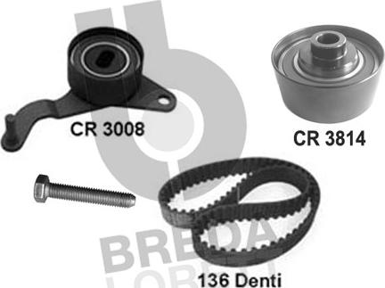 Breda Lorett KCD0026 - Комплект зубчатого ремня ГРМ autosila-amz.com