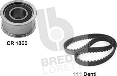 Breda Lorett KCD0148 - Комплект зубчатого ремня ГРМ autosila-amz.com