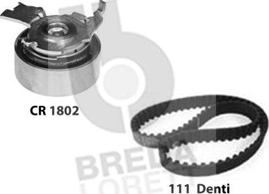 Breda Lorett KCD0158 - Комплект зубчатого ремня ГРМ autosila-amz.com