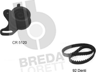 Breda Lorett KCD0189 - Комплект зубчатого ремня ГРМ autosila-amz.com
