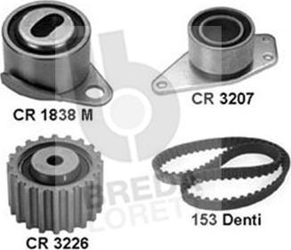 Breda Lorett KCD0383 - Комплект зубчатого ремня ГРМ autosila-amz.com