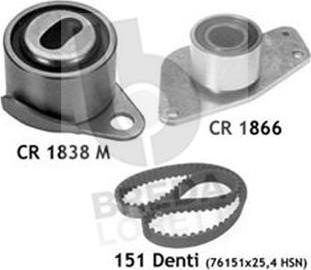 Breda Lorett KCD0379 - Комплект зубчатого ремня ГРМ autosila-amz.com