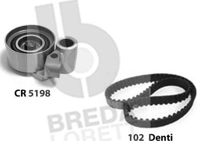 Breda Lorett KCD0241 - Комплект зубчатого ремня ГРМ autosila-amz.com