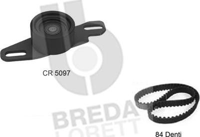 Breda Lorett KCD0201 - Комплект зубчатого ремня ГРМ autosila-amz.com