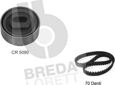 Breda Lorett KCD0214 - Комплект зубчатого ремня ГРМ autosila-amz.com