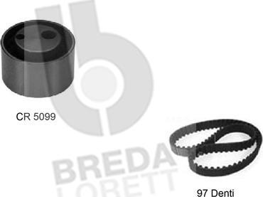 Breda Lorett KCD0210 - Комплект зубчатого ремня ГРМ autosila-amz.com