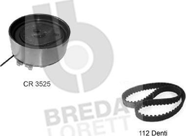 Breda Lorett KCD0221 - Комплект зубчатого ремня ГРМ autosila-amz.com